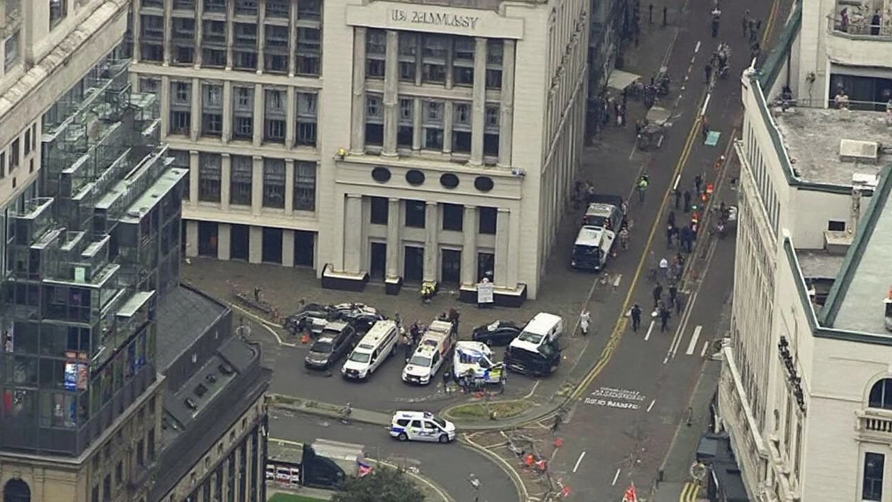 Suspicious Package Sparks Controlled Explosion Near U.S. Embassy in London Nine Elms