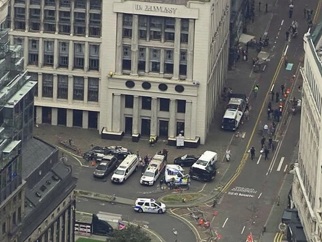Suspicious Package Sparks Controlled Explosion Near U.S. Embassy in London Nine Elms